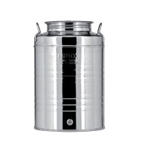 Fusto Inox Minox Lt.30 Alto Senza Rubinetto –